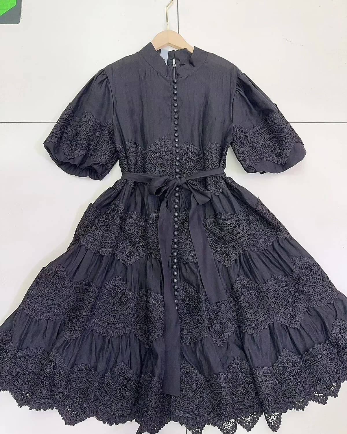 Waist-Cinching Lace-Up Dress thumbnail 2