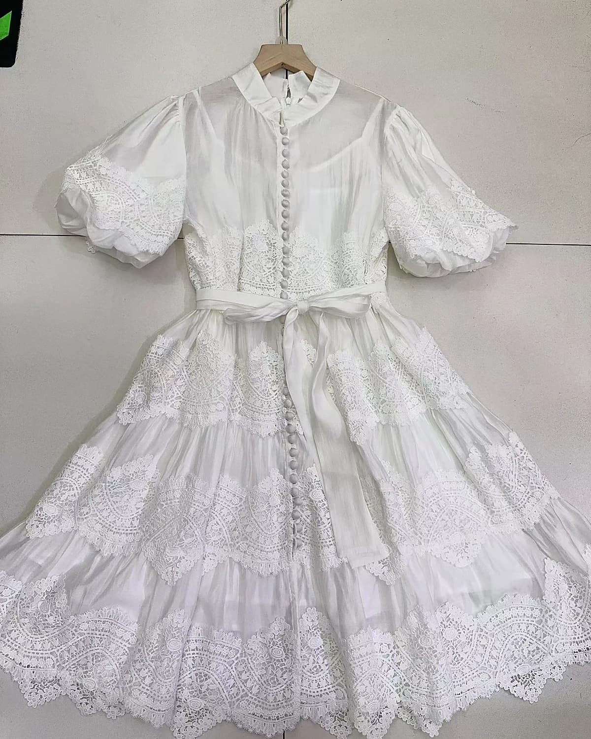 Waist-Cinching Lace-Up Dress thumbnail 5