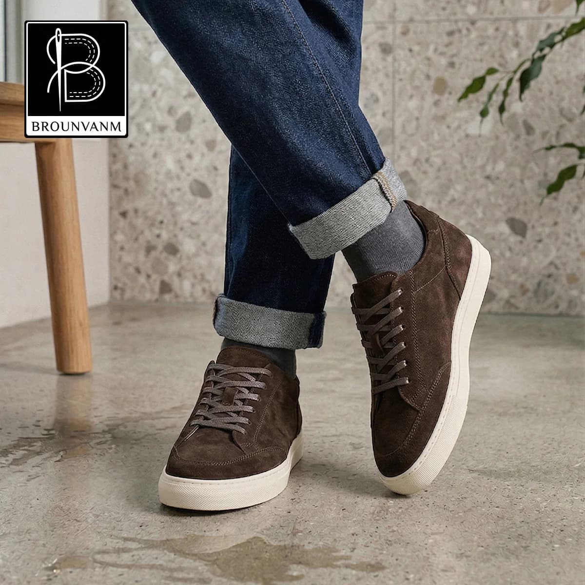Men's Cashmere Lined Casual Shoes
